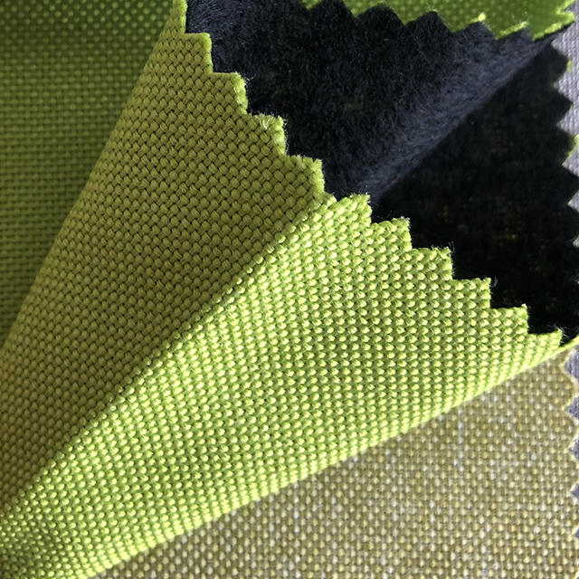 Embossed Environmental-friendly High Strength Polyester Upholstery Fabric